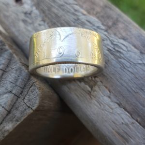 Half Dollar Coin Ring